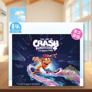 【预售】古惑狼游戏设定集英文插画原画设定集进口原版外版书精装The Art of Crash Bandicoot 4Blizzard EntertainmentBlizzard书