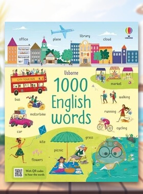 【现货】1000个英文单词1000 English Words英文语言学习Jane Bingham 精装Usborne children’s books进口原版书474986823书籍图