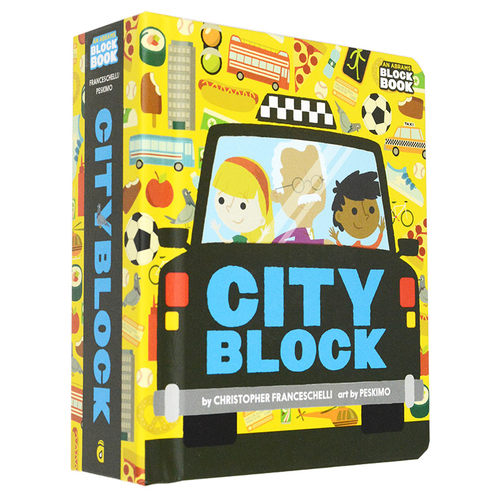 【预售】城市书绘本 宝宝英语绘本启蒙幼儿【Block】Cityblock 零基础0-3岁儿童早教书原版书书籍进口