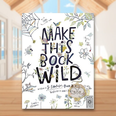 【现货】大自然创意剪贴簿Make This Book Wild英文儿童艺术启蒙3-6岁平装Fiona Danks; Jo Schofield进口原版书Wide Eyed Editio
