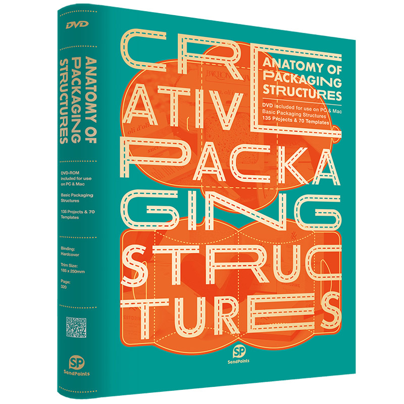【现货】创意盒子包装结构解剖书(含DVD) Anatomy of Packaging Structures 礼物纸盒包装设计指南英文版平面设计书籍 Sendpoints