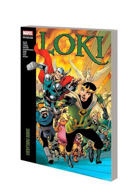 【现货】漫威漫画 洛基现代史诗系列：一切都在燃烧 Loki Modern Era Epic Collection:Everything Burns 英文漫画书原版进口书籍