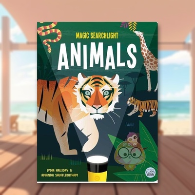 【预售】【魔法探照灯】动物Magic Searchlight - Animals英文儿童绘本动物生态环保3-6岁精装进口原版书Lydia Halliday Gemini书