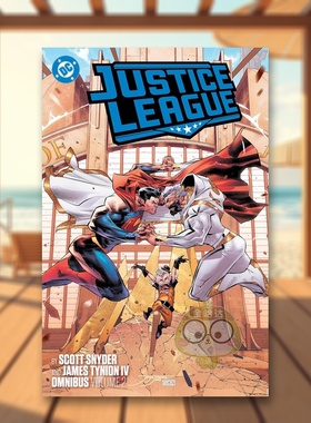 【预售】正义联盟 by斯科特·斯奈德和詹姆斯·泰尼翁四世 合集卷2 Justice League by Scott Snyder and James原版进口书籍图书外