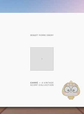 【预售】BenoitPierreEmery方形复古丝巾合集（一套2卷）英文时尚图书英文鞋包配饰Benoit Pierre 进口原版书精装14岁以上Benoit书