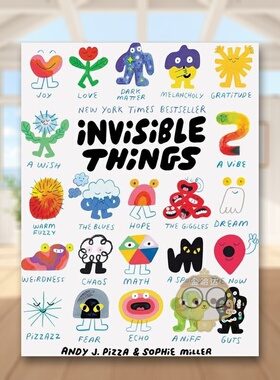 【现货】看不见的事物纽约时报Mac Barnett荐书Invisible Things英文儿童绘本自我认知情绪管理3-6岁精装Andy J. Pizza  Sophie M
