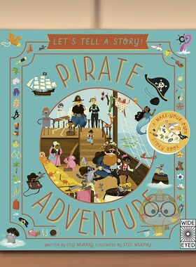 【预售】海盗大冒险英文儿童绘本虚构类进口原版外版书平装Pirate AdventureLily MurrayWide Eyed Edition书籍图书正版