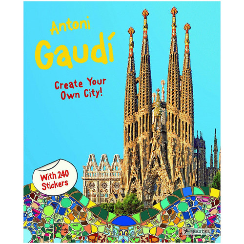 【现货】Antoni Gaudi 安东尼·高迪：创建你自己的城市 贴纸书 英文原版书籍进口