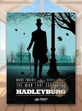 【预售】败坏了哈德莱堡的人英文漫画进口原版书平装14岁以上Mark Twain's The Man That Corrupted Hadleyburg Wander Antunes书