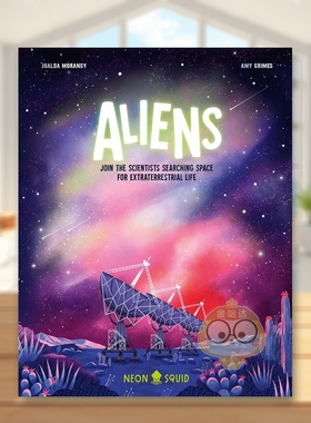 【现货】【神话终结者】Aliens星际访客：探寻地外生命踪迹英文儿童绘本知识百科6-9岁精装Joalda Morancy  Amy Grimes进口原版书
