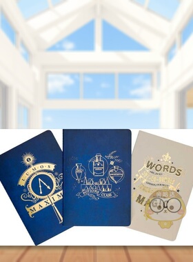 【预售】哈利波特咒语灵药日程本三本套装Harry Potter Spells and Potions Planner Notebook Collection 英文文创笔记本Notebo原