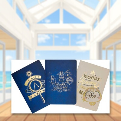 【预售】哈利波特咒语灵药日程本三本套装Harry Potter Spells and Potions Planner Notebook Collection 英文文创笔记本Notebo原