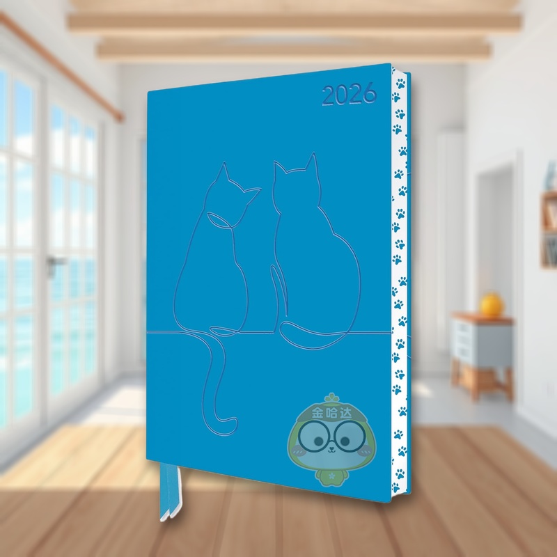 2026年两只快乐猫咪手工艺术