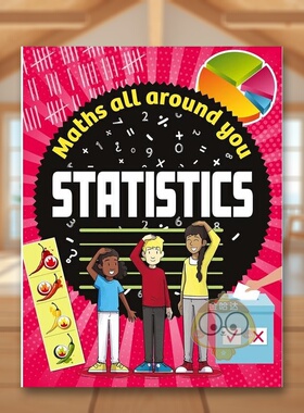 【预售】【数学无处不在】统计篇 【Maths All Around You】Statistics 原版英文儿童绘本 数学应用意识培养推荐读物进口书籍图书