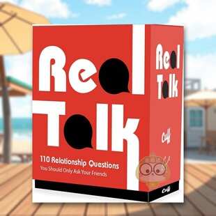 【现货】真正的谈话110个你需要问你朋友的问题Real Talk英文文创卡牌Amil Barnes精装Chronicle Books进口原版书9630书籍图书外版