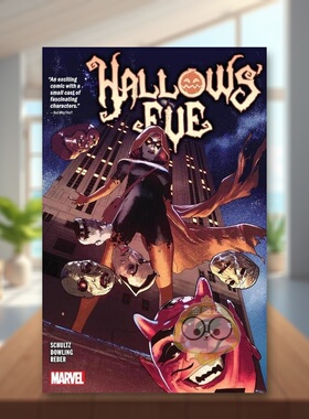 【预售】【Marvel】万圣节前夜英文漫画简装进口原版书HALLOWS' EVE Erica Schultz  Michael Dowling书籍图书外版正版