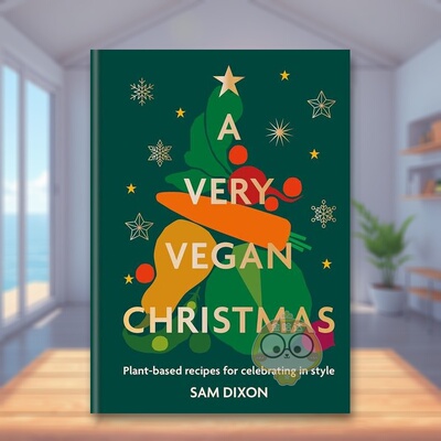 【预售】纯素圣诞节英文餐饮进口原版外版书精装14岁以上A Very Vegan Christmas Sam Dixon Hamlyn书籍图书正版