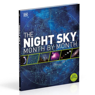 【现货】The Night Sky Month by Month，每月夜空指南 DK百科 英文原版图书进口正版 天文初学者入门图集 星空行星讲解