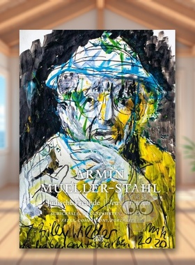 【预售】阿明·缪勒-斯塔尔作品集 Armin Mueller-Stahl (Bilingual edition): Faces， Fates， Friends 原版英文艺术画册画集进