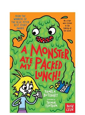 【预售】【伊兹和朋友们】#11怪兽吃掉了我的便当 【Izzy and Friends】A Monster Ate 原版英文儿童桥梁书 爆笑小学生活故事进口