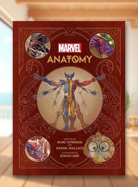 【预售】漫威解剖学：对超人的科学研究英文漫画进口原版书精装14岁以上Marvel Anatomy: A Scientific Study of the Superhuman书
