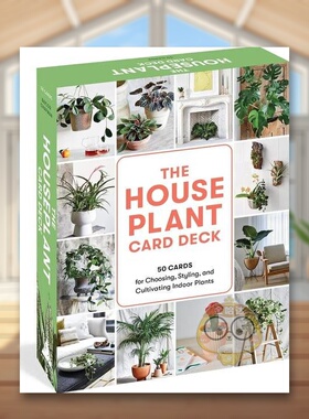 【现货】家居植物卡牌The Houseplant Card Deck英文文创卡牌Baylor Chapman盒装Artisan进口原版书648291661书籍图书外版正版
