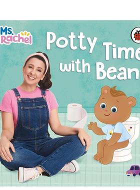 【预售】瑞秋老师和豆豆的如厕时光 Ms Rachel: Potty Time with Bean 原版英文儿童绘本进口书籍图书外版正版