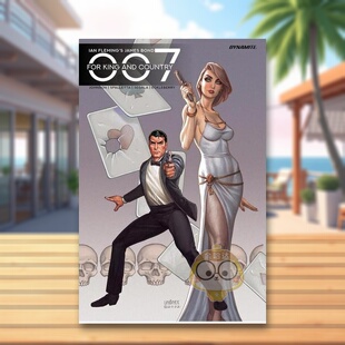 Entertain书 Kennedy 14岁以上007 For 书精装 007为了国王和国家英文漫画Phillip Johnson进口原版 CountryDynamite King 预售