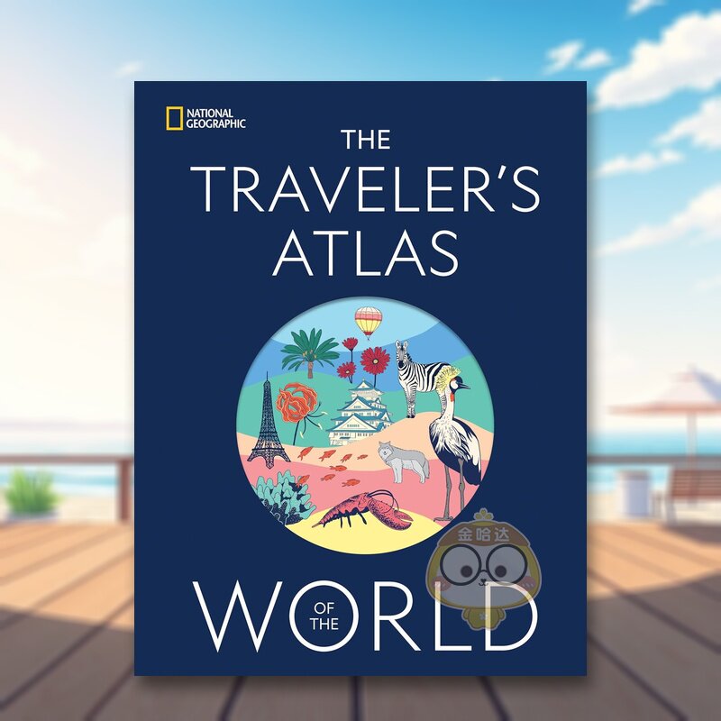 【预售】国家地理世界旅行地图集 The Traveler's Atlas of the World 原版英文旅行进口书籍图书外版正版