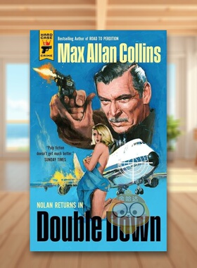 【预售】双管齐下英文文学小说进口原版外版书平装Double Down Max Allan Collins Hard Case Crime书籍图书正版