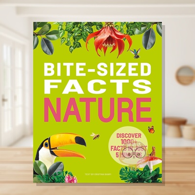 【现货】1000+ 简短事实！自然 1000+ Bite-Sized Facts! Nature 原版英文儿童绘本进口书籍图书外版正版