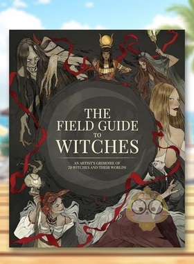 【现货】女巫概念设计指南The Field Guide to Witches英文插画原画设定集3dtotal Publishing3dtotal Publishing精装进口原版书9