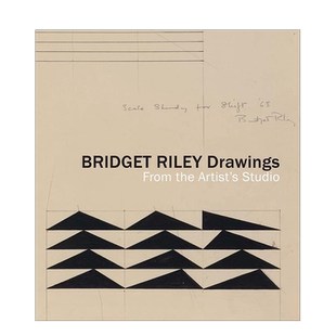 【预售】布里奇特·赖利绘画 Bridget Riley Drawings: From the Artist’s Studio‌ 欧普艺术先驱 英文原版黑白几何图案艺术画册
