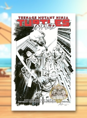 【预售】忍者神龟 卷1：重返纽约（墨绘豪华版） Teenage Mutant Ninja Turtles， Vol. 1 —原版英文漫画书进口书籍图书外版正版