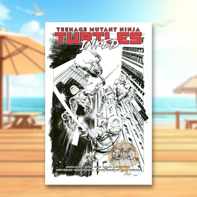【预售】忍者神龟 卷1：重返纽约（墨绘豪华版） Teenage Mutant Ninja Turtles， Vol. 1 —原版英文漫画书进口书籍图书外版正版
