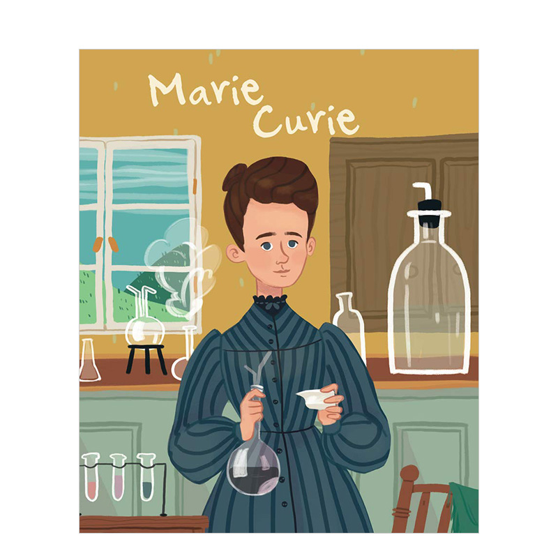 天才玛丽·居里 Marie Curie 进口原版 英文儿童知识启蒙绘本 书籍/杂志/报纸 儿童读物原版书 原图主图