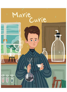 【现货】Marie Curie（Genius）天才玛丽·居里 英文原版儿童艺术启蒙书籍 经典人物进口图书