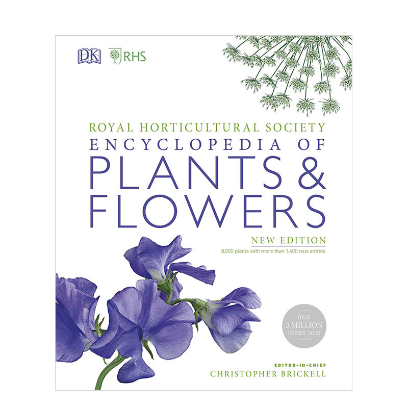 【预售】DK百科全书:植物和花卉 Encyclopedia Of Plants and Flowers 英文原版进口图书画册植物学花朵认知种植科普书籍