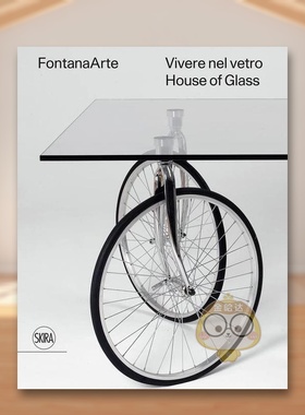 【预售】FontanaArte：玻璃之家 意大利四大名灯品牌之一（比利时版）英文工业产品设计精装进口原版外版书籍FontanaArte (Biling