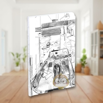 【预售】马尔科姆机械学素描本 Malcolm and the Mechanics Sketchbook 原版笔记本Notebook进口书籍图书外版正版