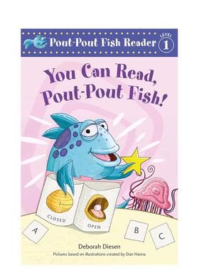 【预售】【噘嘴鱼一级阅读】你可以读 【Pout-Pout Fish!】You Can Read英文儿童分阶阅读原版图书外版进口书籍Deborah Diesen, D
