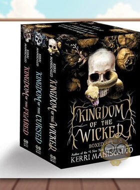 【预售】邪恶王国套装英文青少年读物进口原版外版书盒装3-6周岁Kingdom of the Wicked Box SetKERRI MANISCALCOLittle, Brown书
