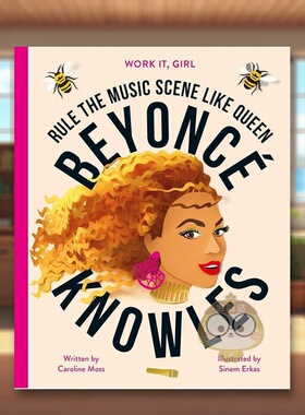 【现货】碧昂丝诺尔斯像皇后一样统治音乐界Beyoncé Knowles Rule the music scene like Queen英文传记精装Caroline Moss进口原