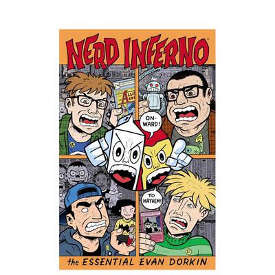 【预售】【艾斯纳奖得主Evan Dorkin】宅魂炼狱：埃文?多金精选集 Nerd Inferno原版英文漫画书进口图书外版正版书籍