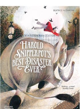 【预售】【意大利插画师Beatrice Alemagna】哈罗德遇见的灾难 Harold Snipperpot’s Best Disaster Ever 英文儿童绘本