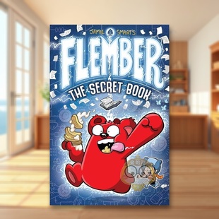 【预售】弗莱姆伯岛 1：秘密之书 Flember 1 原版英文儿童章节书 百万销量年度插画家Jamie Smart儿童奇幻冒险系列进口书籍图书外
