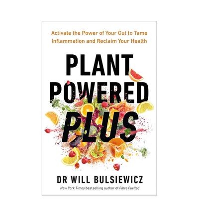 【预售】植物动力加强版：激活肠道力量，战胜炎症，重获健康 Plant Powered Plus 原版英文餐饮生活美食进口书籍图书外版正版