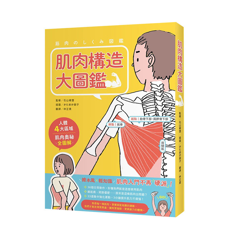 肌肉构造大图鉴 港台原版 运动健康 绘本风格插图×生活应用轻知识 医学知识常识怎么样,好用不?