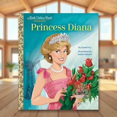 【预售】【黄金小传】戴安娜王妃英文儿童绘本人物传记进口原版外版书精装6-9岁【Little Golden Book Biography】Princess Dian书