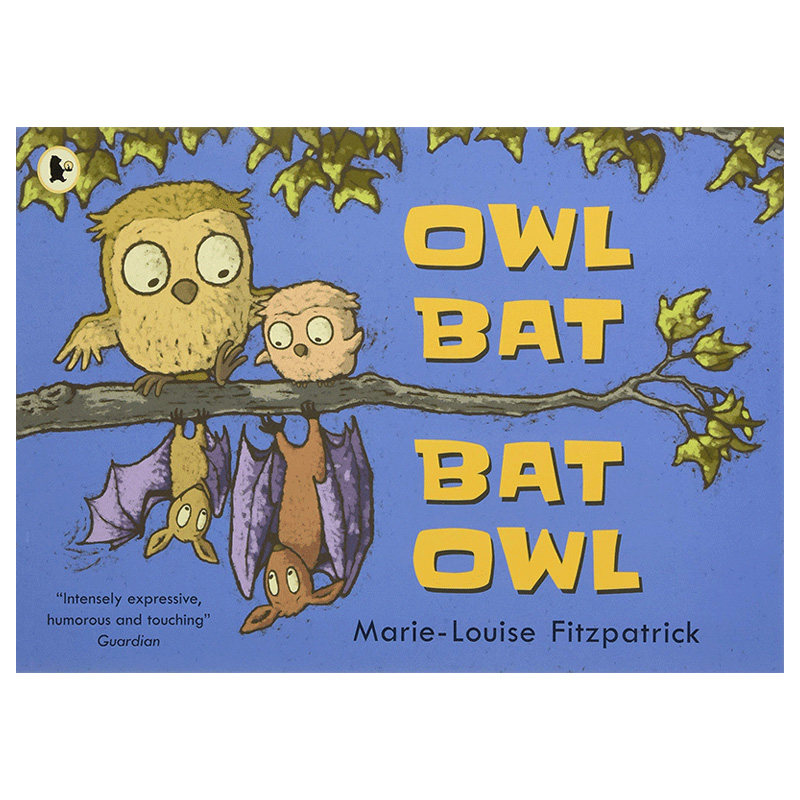 【预售】owl bat bat owl 猫头鹰和蝙蝠 英文原版儿童绘本 3-6岁